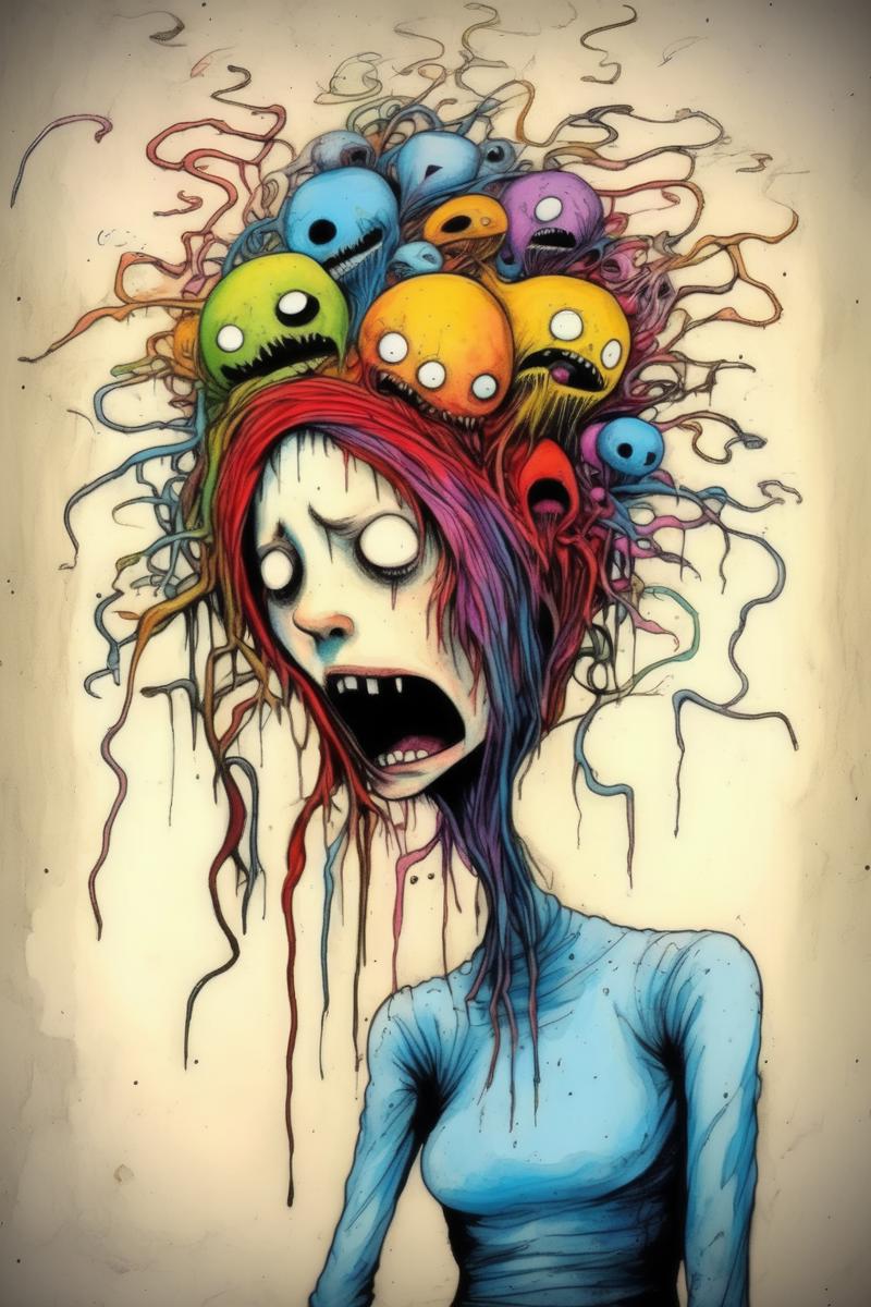 00280-1769700399-_lora_Alex Pardee Style_1_Alex Pardee Style - an image done in the style of Alex Pardee of what it is like wrestles with her tho.png